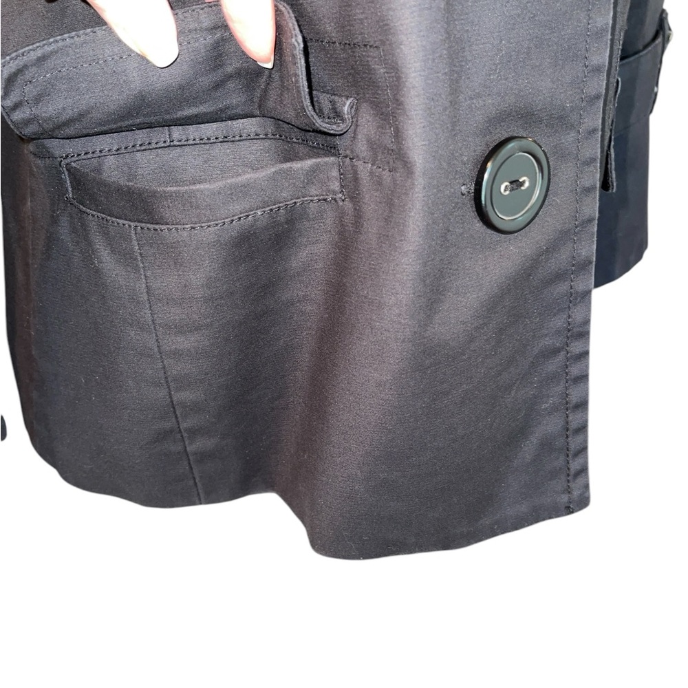 Rafaella Soft Black Cotton Jacket size Large - Picture 7 of 16